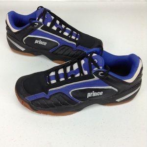Prince lV indoor squash tennis shoes black/blue
